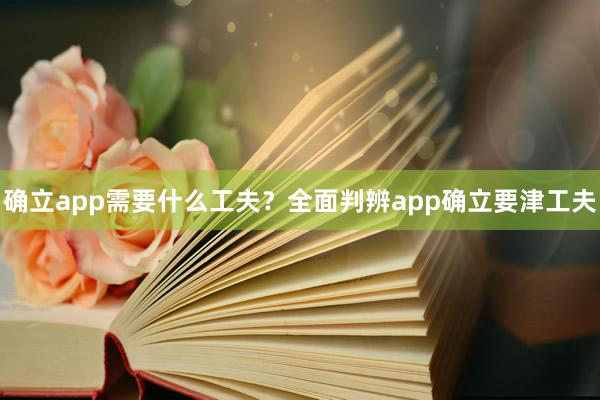 确立app需要什么工夫？全面判辨app确立要津工夫