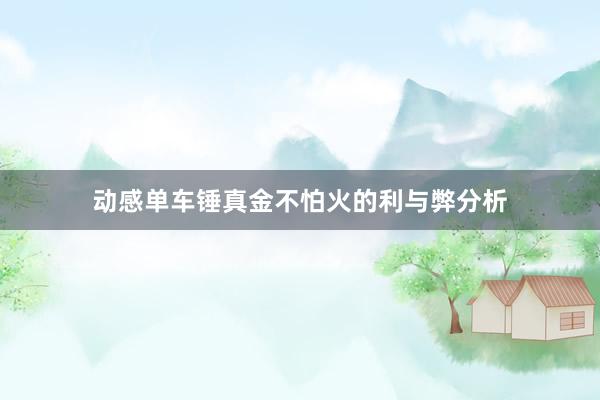 动感单车锤真金不怕火的利与弊分析